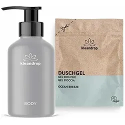 2x Kleandrop, Duschmittel, Duschgel Starter Set One Ocean (200 ml)