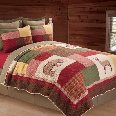 C&F Home Luke Patchwork Rustic Cotton Quilt (Shams Not Included)