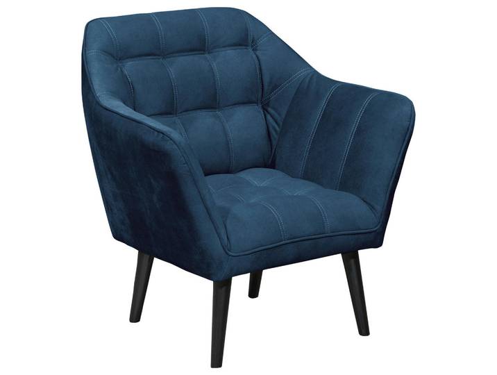 Mid.you Cocktailsessel, Blau, Holz, 84x87x70 cm, Wohnzimmer, Sessel, Cocktailsessel