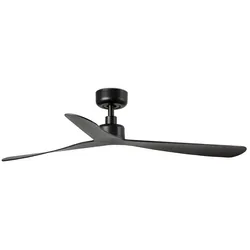 faro barcelona rocker m 34196  schwarzer ventilator mit schwarzen flügeln, ohne beleuchtung. Durchmesser 132 cm. Höhe 19 cm.