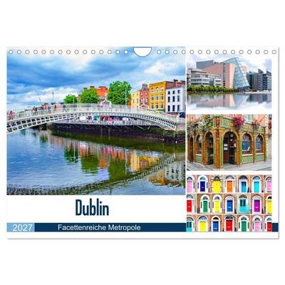 Dublin - Facettenreiche Metropole (Wandkalender 2027 DIN A4 quer), CALVENDO Monatskalender