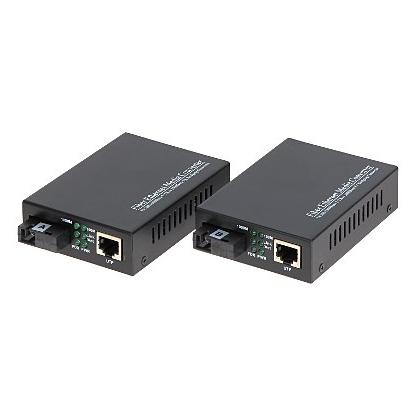 Glasfaserwandler MEDIA EINZELMODUS (Konverter) (OMG1-SM)