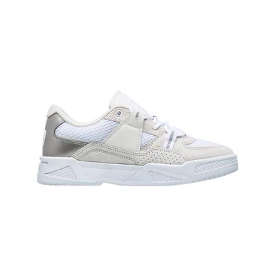 Sneaker DC SHOES "Construct", Damen, Gr. 6(37), gold (light gold), Obermaterial:54.6% Leder, 20.9% Synthetikmaterial, 25.5% Polyester., Schuhe Sneaker