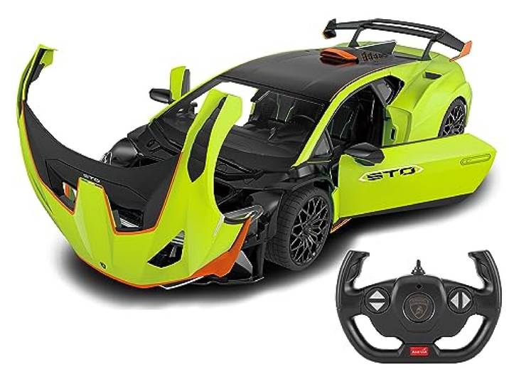 JAMARA Lamborghini Huracán STO 1:14 2,4GHz deur handmatig -transparante voorruit, LED-licht, RC-auto