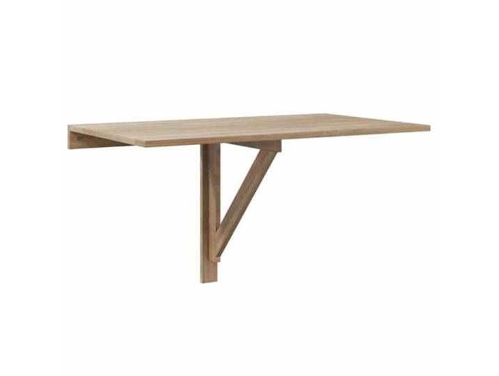 Table murale rabattable - - Chêne - 100x60 cm - 56 cm hauteur - Pliable - Support triangulaire - 20 kg capacité