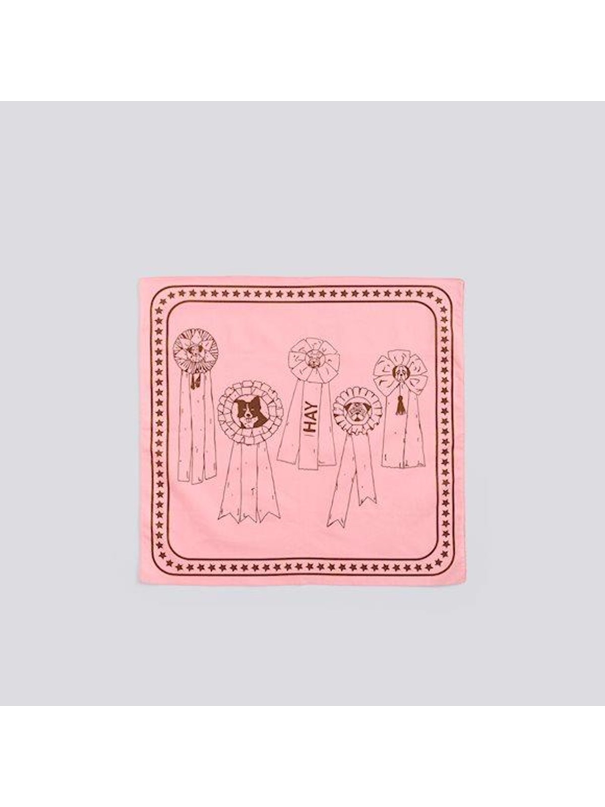 Hay zzHAY - Recycled Dogs Scarf 55 x 55 (Pink)
