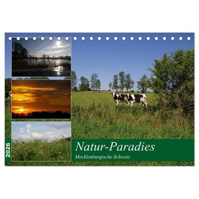 Natur-Paradies Mecklenburgische Schweiz (Tischkalender 2026 DIN A5 quer), CALVENDO Monatskalender