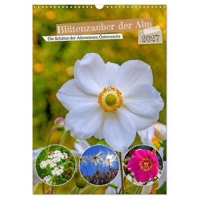 Blütenzauber der Alm (Wandkalender 2027 DIN A3 hoch), CALVENDO Monatskalender