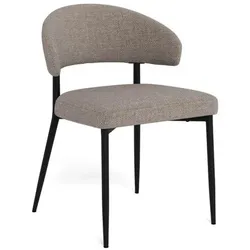 2er-Set Actona Stuhl Edina Stoff Braun Graubraun