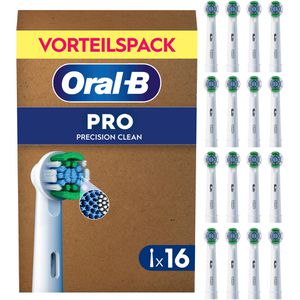 Oral-B Aufsteckbürsten Pro Precision Clean FFU, weiß, Kartonverpackung, 16 Stück