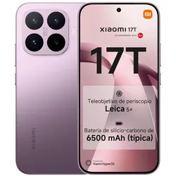 Xiaomi 17T 5G Dual-SIM 12 GB RAM 256 GB – Violett (256 GB, Purple, Violet, Dual SIM, 5G), Smartphone, Violett