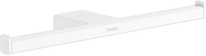 Hansgrohe AddStoris Papierrollenhalter 41748700 doppelt, Wandmontage, Metall, mattweiß