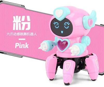 Quick Pick Pro Dance Music 6 Claws Robot, Octopus Spider Robot Vehicle With LED Lights, Singing, Dancing Toy For Kids, Birthday Gift with Box P
