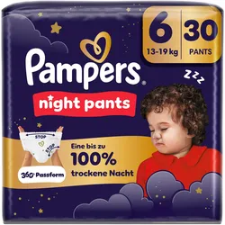 Pampers Night Pants (Gr. 6, Halbmonatsbox, 30 Stk.)