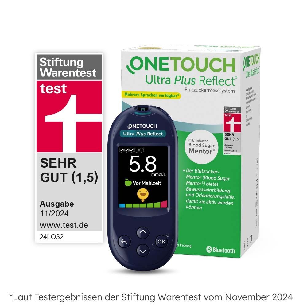 ONE Touch Ultra Plus Reflect Blutzuckermess.mmol/l 1 St Gerät