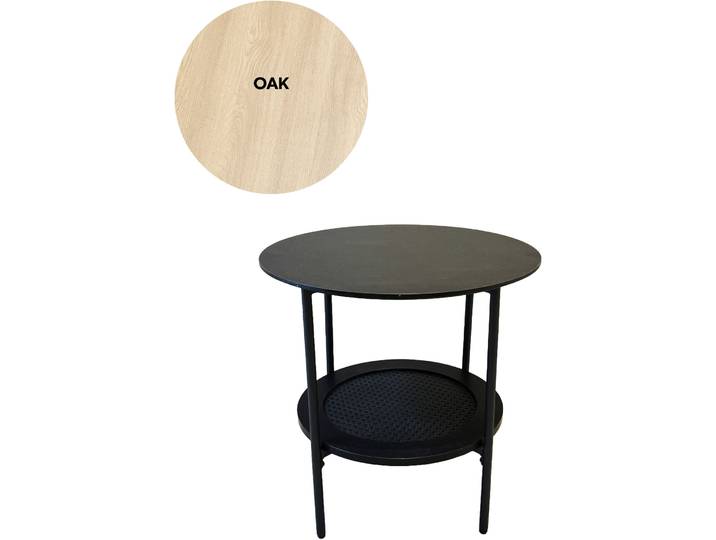 Beistelltisch Perri eiche MDF/Melaminfolie B 50 H 50 cm
