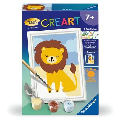 CreArt, Malen nach Zahlen Kinder - Kleiner Löwe