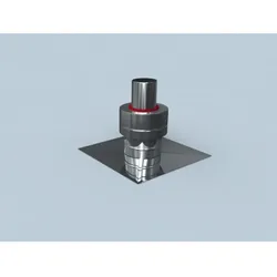 Bertrams Polyline EW Mündungsabschluss 40FMA110VA DN 110, mit Hinterlüftung