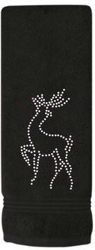 Sparkles Home Rhinestone Reindeer Hand Towel