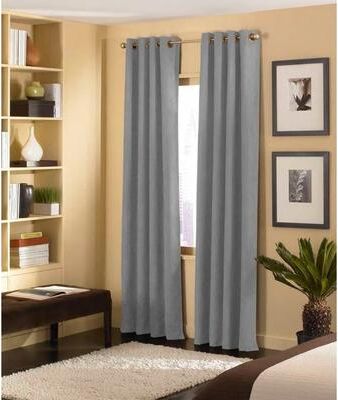 Cameron Luxe Microsuede Grommet Curtain Panel