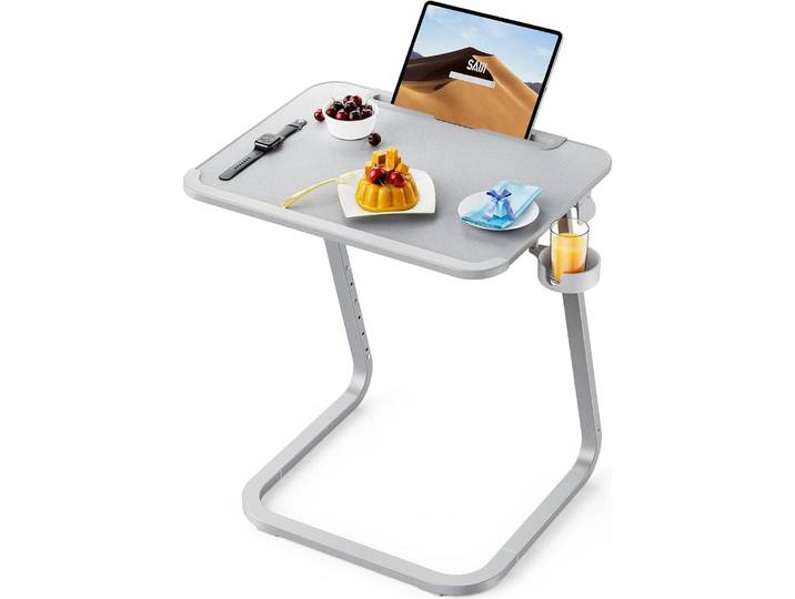 Laptoptisch Beistelltisch 55 * 39cm, höhenverstellbar, es Design, stabil & robust