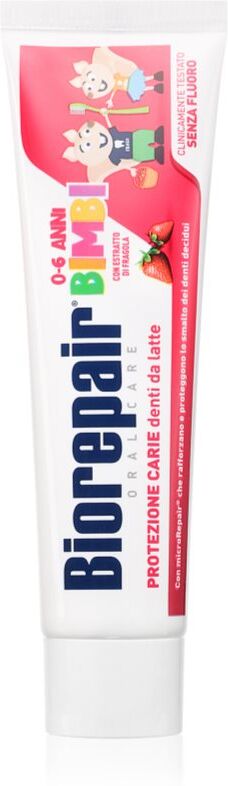 Biorepair Kids 0-6 Years Zahnpasta für Kinder Strawberry 50 ml