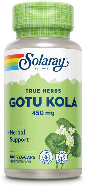 Solaray Gotu Kola 450 mg 100 Capsules