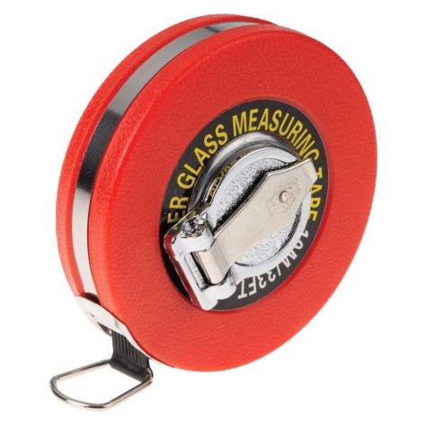 RS PRO Massband, L. 10 m, 33 ft metrisch/zöllig Chemikalienresistent (10 m) (2430147)