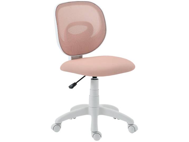 Jamb Bürostuhl Beverly Rosa höhenverstellbar, Textil, 59.5x81x53 cm, Büromöbel, Bürostühle, Drehstuhl