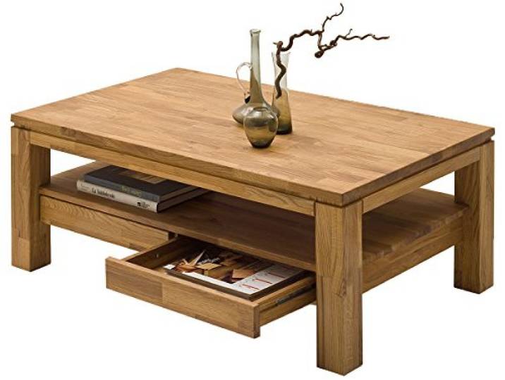 möbelando Couchtisch Holztisch Wohnzimmertisch Sofatisch Tisch aus Massivholz Gordon II