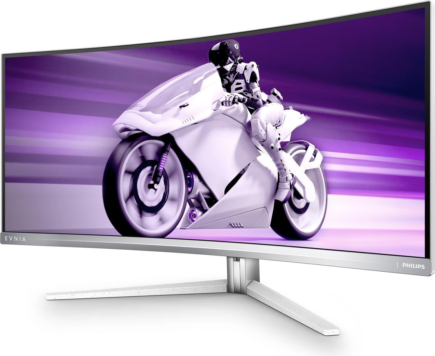 Philips 34M2C7600MV/00, 86,4 cm (34"), 3440 x 1440 Pixel, Wide Quad HD, LCD, 2,5 ms, Weiß