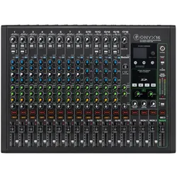 Mackie Onyx 16, Mischpult, Schwarz