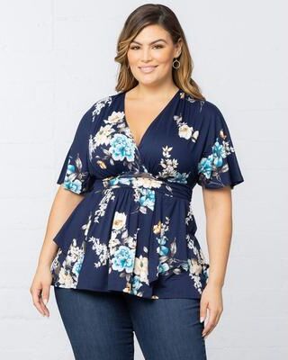 KIYONNA Encore Print Top