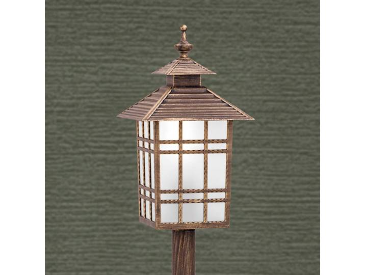 ORION Wegeleuchte Ilka, braun / rost, Aluminium, Modern, Außenleuchte