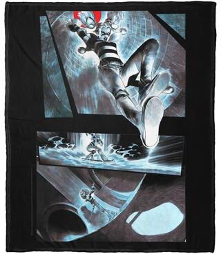 DC Comics Batman Dropping In Silk Touch Throw Blanket