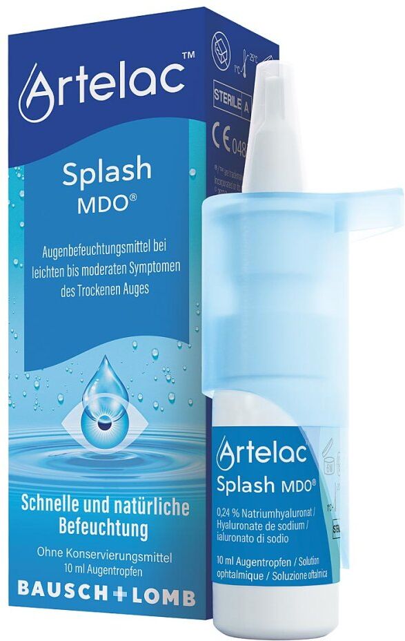 Artelac Splash MDO Augentropfen für trockene brennende Augen 1X10ml