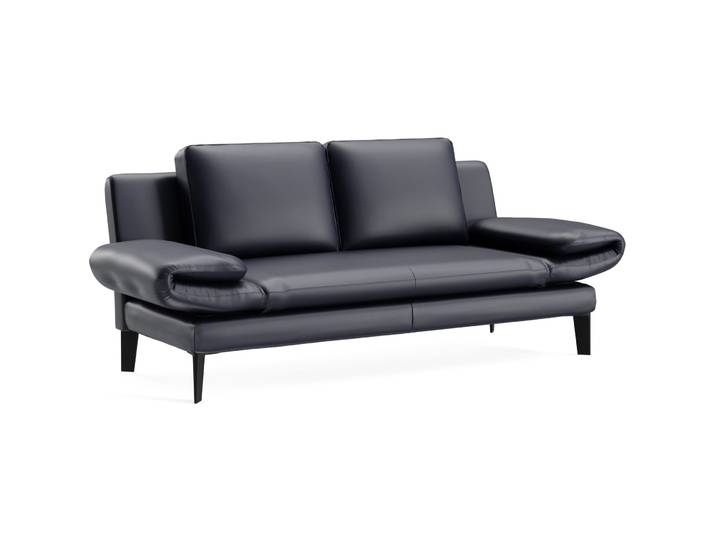 Sofa Jarek Leder marine B 281 T 83 cm - Möbel Konfigurator: Traummöbel individuell zusammenstellen