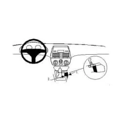 BRODIT 832225 ProClip Halterung - Fiat Brava 95-02 / Bravo 96-07 - GPS / PDA ...