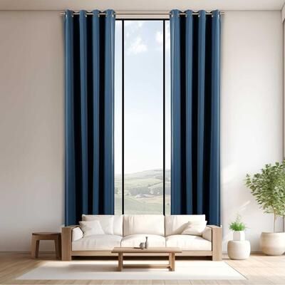 Aurora Home Extra Long Grommet Top Thermal Blackout Curtain Single Panel