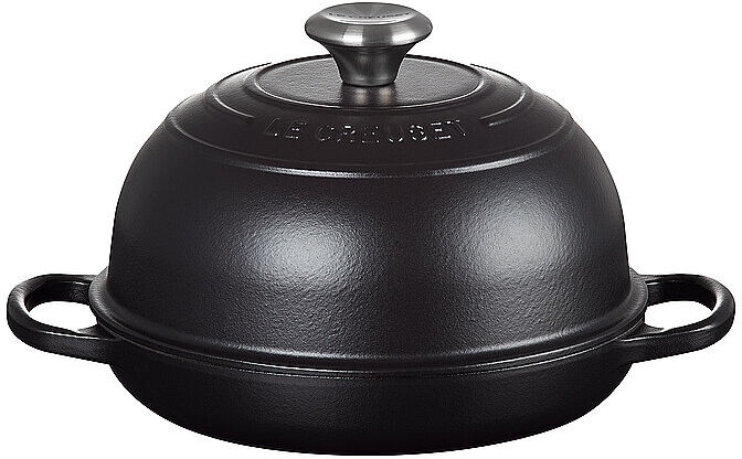LE CREUSET Brot Bräter aus Gusseisen 24cm/1,6l Schwarz schwarz EG