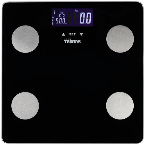 Tristar WG-2442 Körperanalysewaage WG-2442 digital Wägebereich (max.)=150kg Schwarz