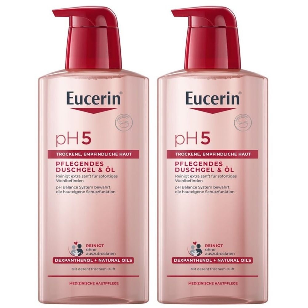 Eucerin pH5 Duschgel & Öl empfindliche Haut 2x 2x400 ml