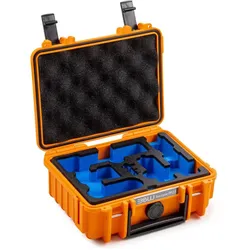 B&W International B&W DJI Osmo Pocket 3 Case Typ 500 Orange (Drohnen Koffer), Drohne Tasche, Orange