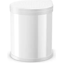 Hailo Compact-Box M, Einbau-Mülleimer, 15 ltr, Edelstahl, Abfalleimer, Silber