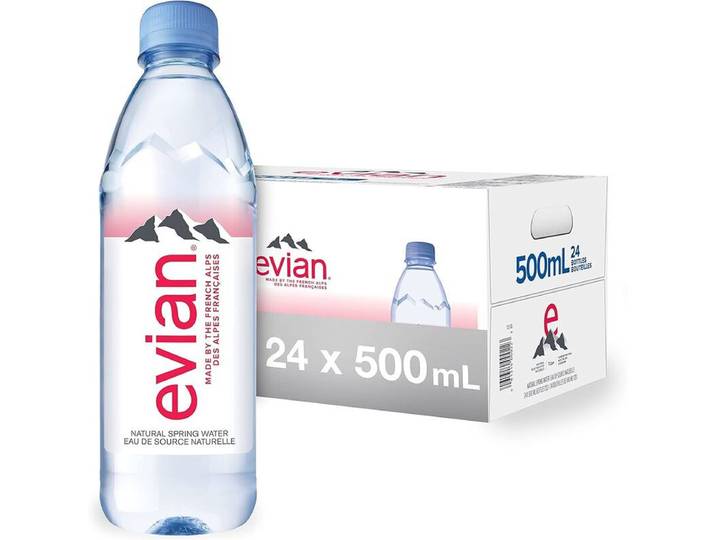 Eau Minérale Plate Evian Pack de 24 x 500