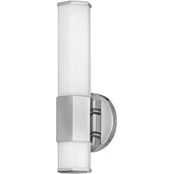 Elstead Lighting, Deckenleuchte, Facet LED Wandleuchte Poliertes Chrom Opal geätzt IP44 (1080 lm)