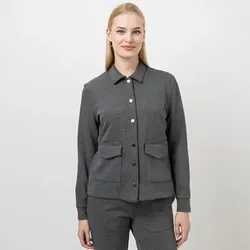 STEFFEN SCHRAUT Blazer, langarm Hemdkragen Druckknöpfe lockere Passform