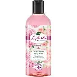 Dalan Le Jardin Luxus Duschgel Rosenduft 500ml - Vegane Naturseife, silikon-/GMO-frei - Sanfte Reinigung mit Blütenextrakten