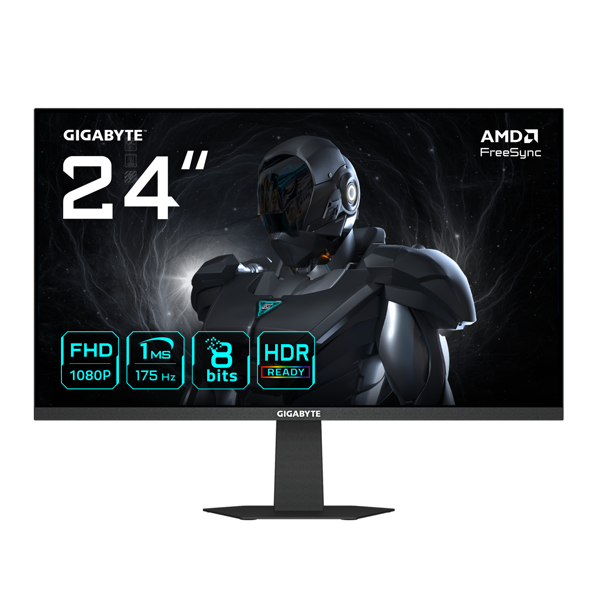 GIGABYTE GS24F14A 23.8 Zoll Full HD IPS Gaming Monitor 144Hz (175Hz OC) 16:9 DP/HDMI