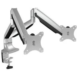 ICY BOX Monitorständer mit Tischhalterung für zwei Monitore bis zu 32 (81 cm)
